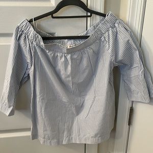 Madewell off shoulder top